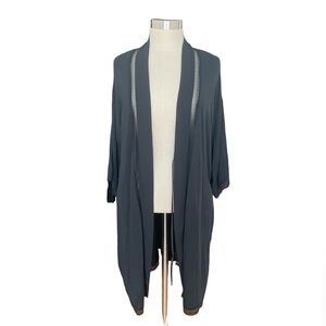 Victoria’s Secret black lace detail robe